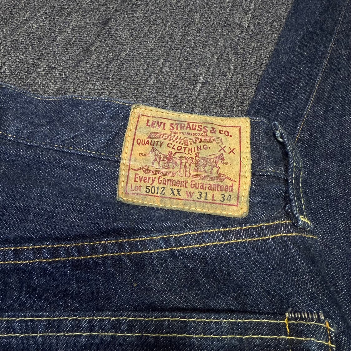 리바이스 501Z XX 데님팬츠 상품이미지8