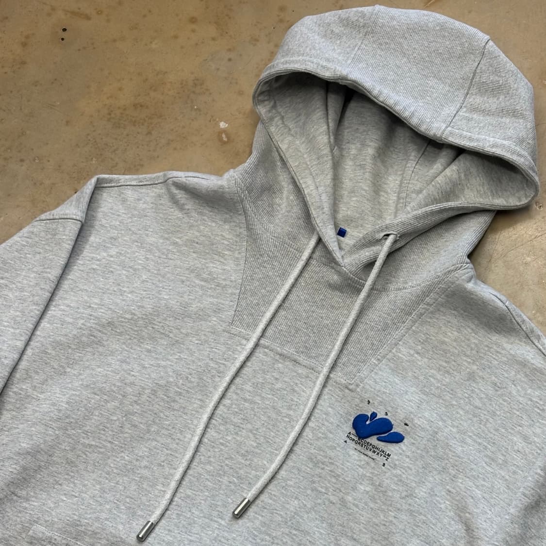 🫶🏻 아더에러X자라 자수 Gray 후드티 🫶🏻 상품이미지2