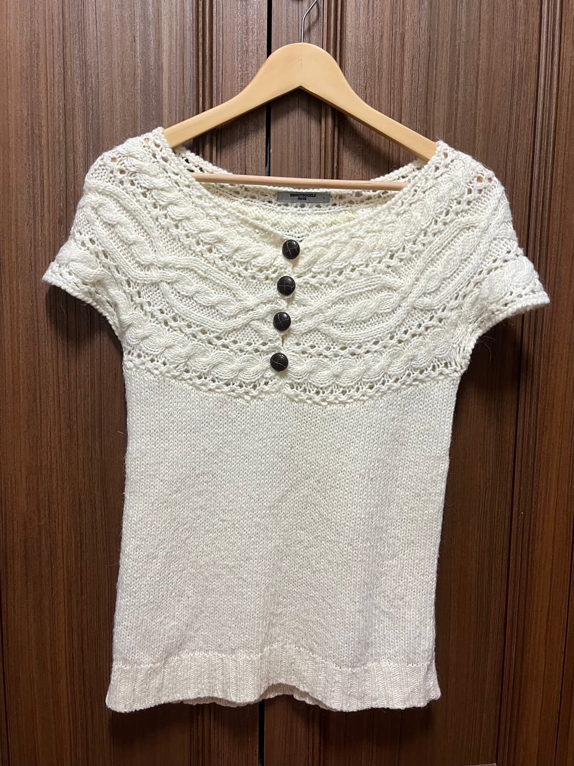 빈티지 반팔 니트 상품이미지1