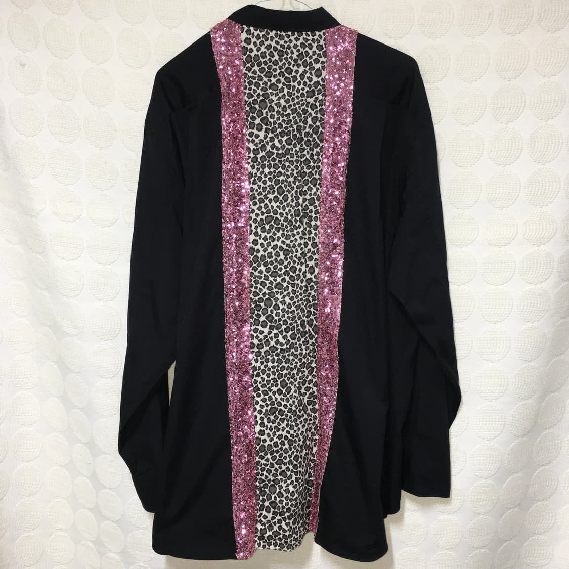 꼼데가르송 옴므 플러스 2018 S/S 런웨이 레오파드 스팽글 셔츠 상품이미지2