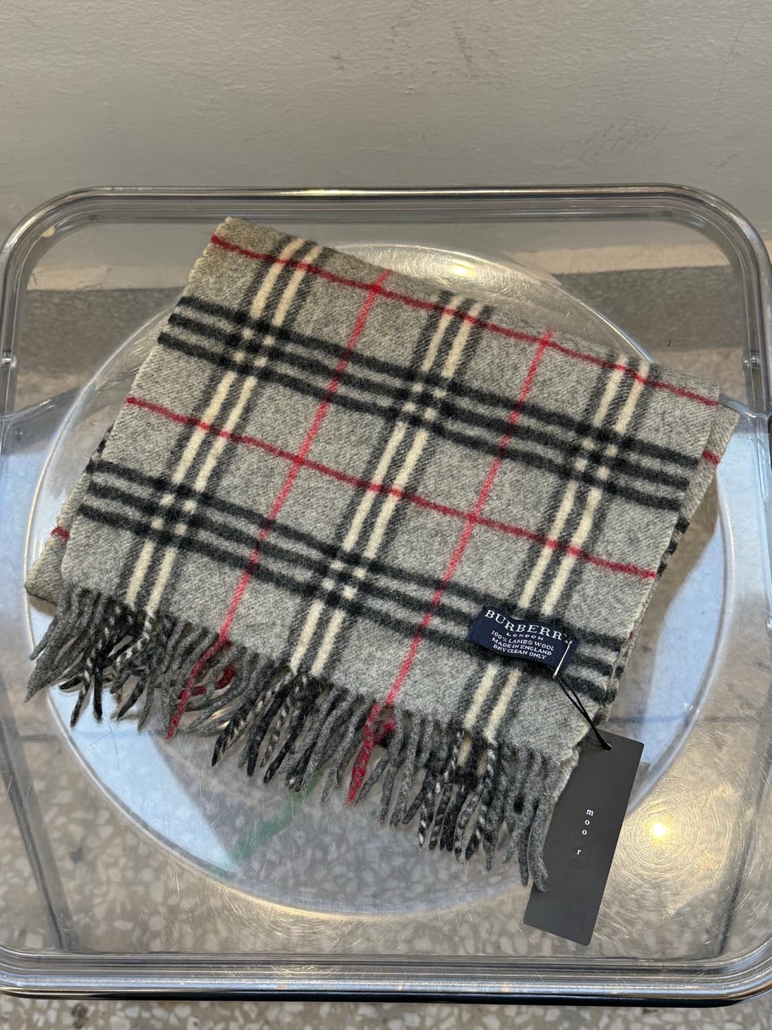 Burberry lamb wool muffler   상품이미지1