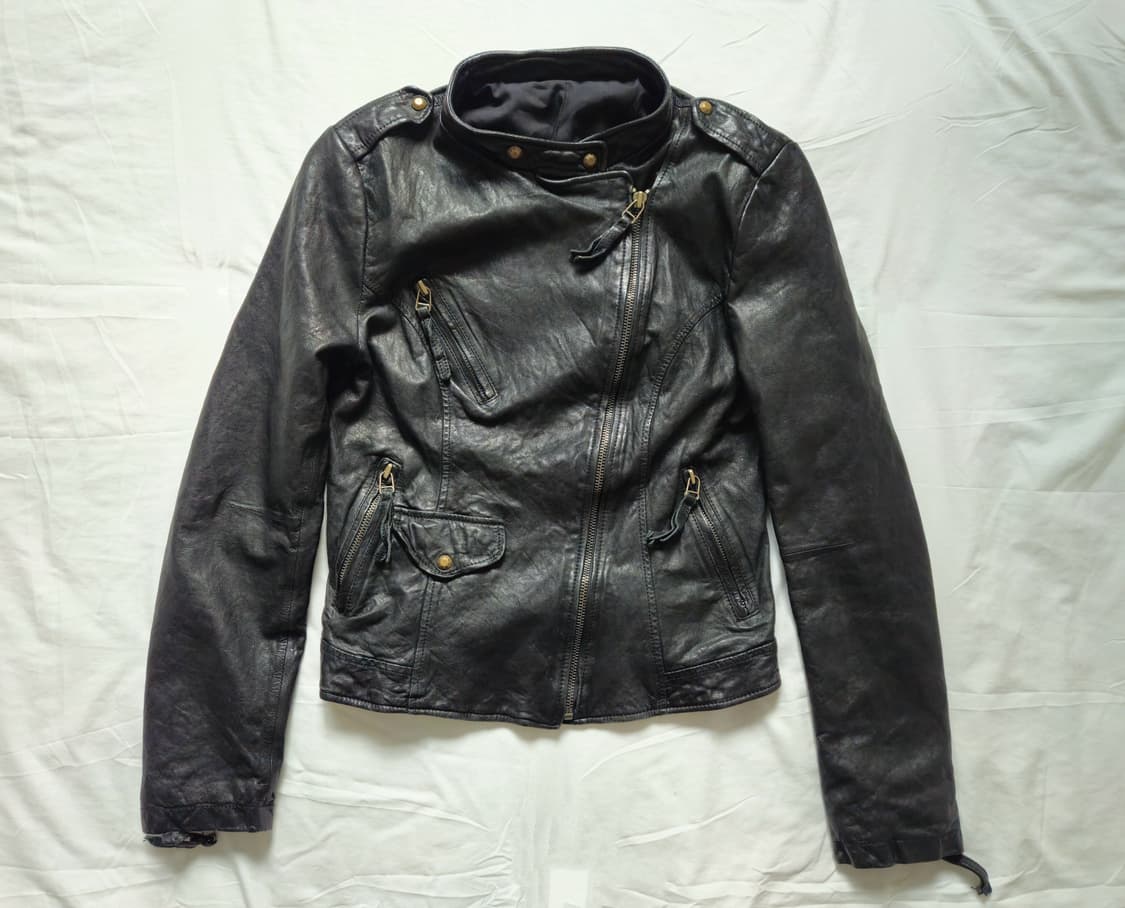 블렉 양가죽 자켓 슬림핏 상품이미지1