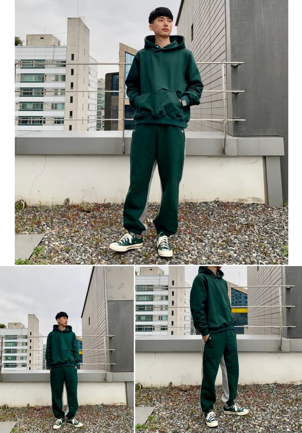 카락터 후드티 조거바지 세트 1사이즈 택있는 새상품 상품이미지3