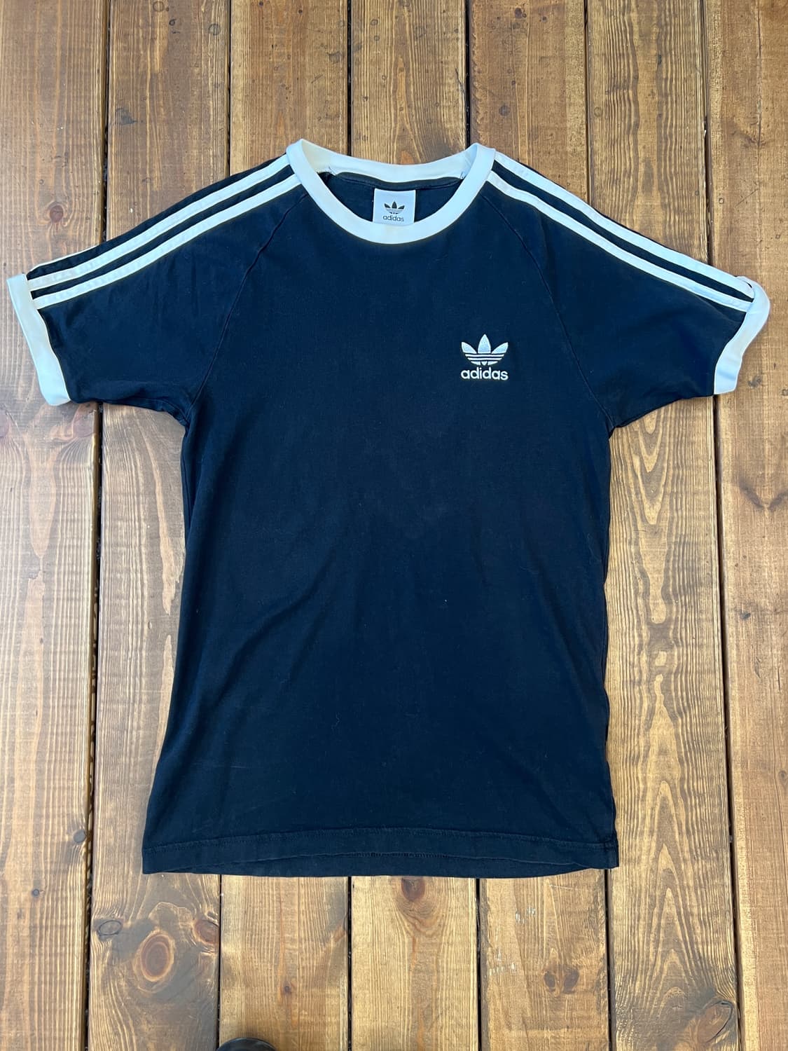 아디다스 블랙 화이트 링거티 상품이미지6