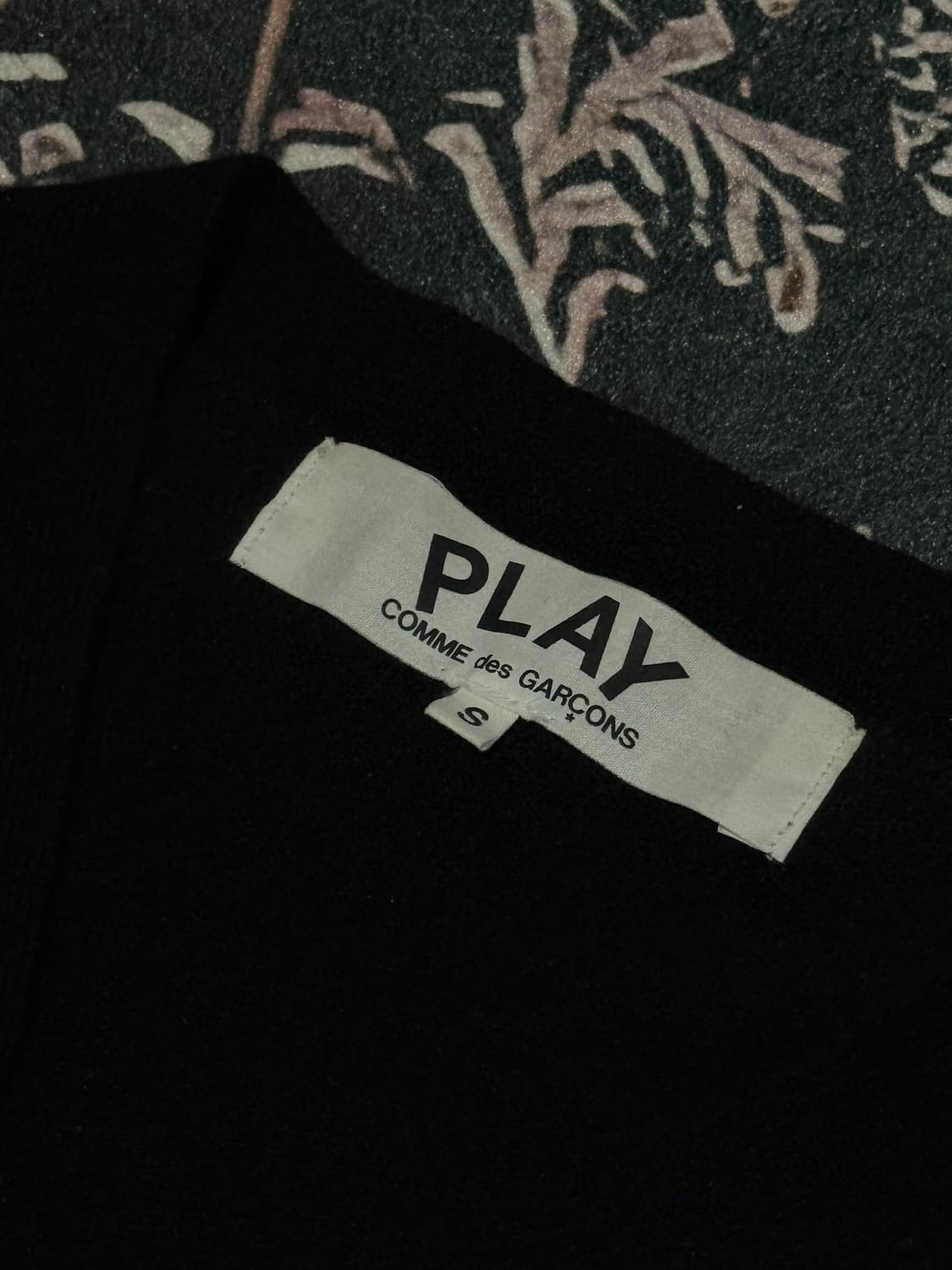 꼼데가르송 가디건 S size (black) 상품이미지4