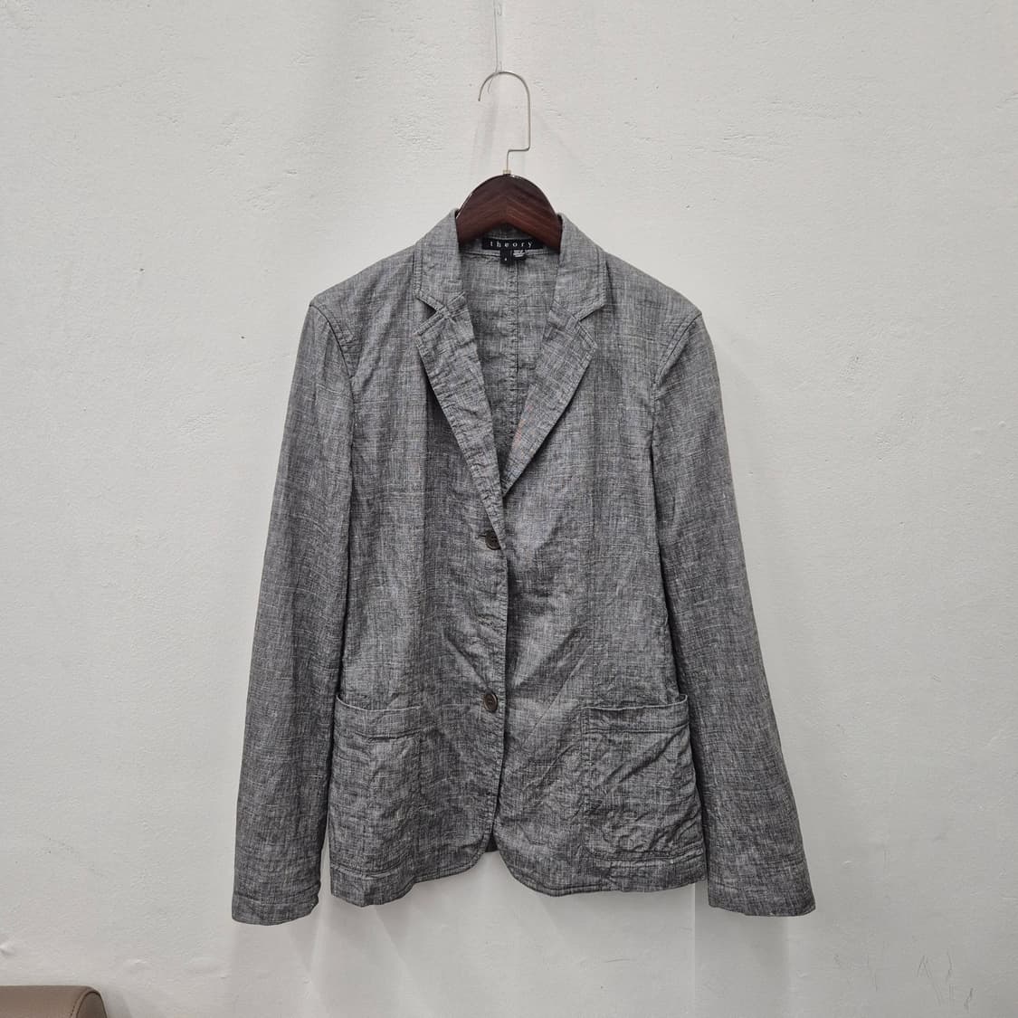 띠어리 여성 린넨 블레이저 자켓 4 상품이미지1