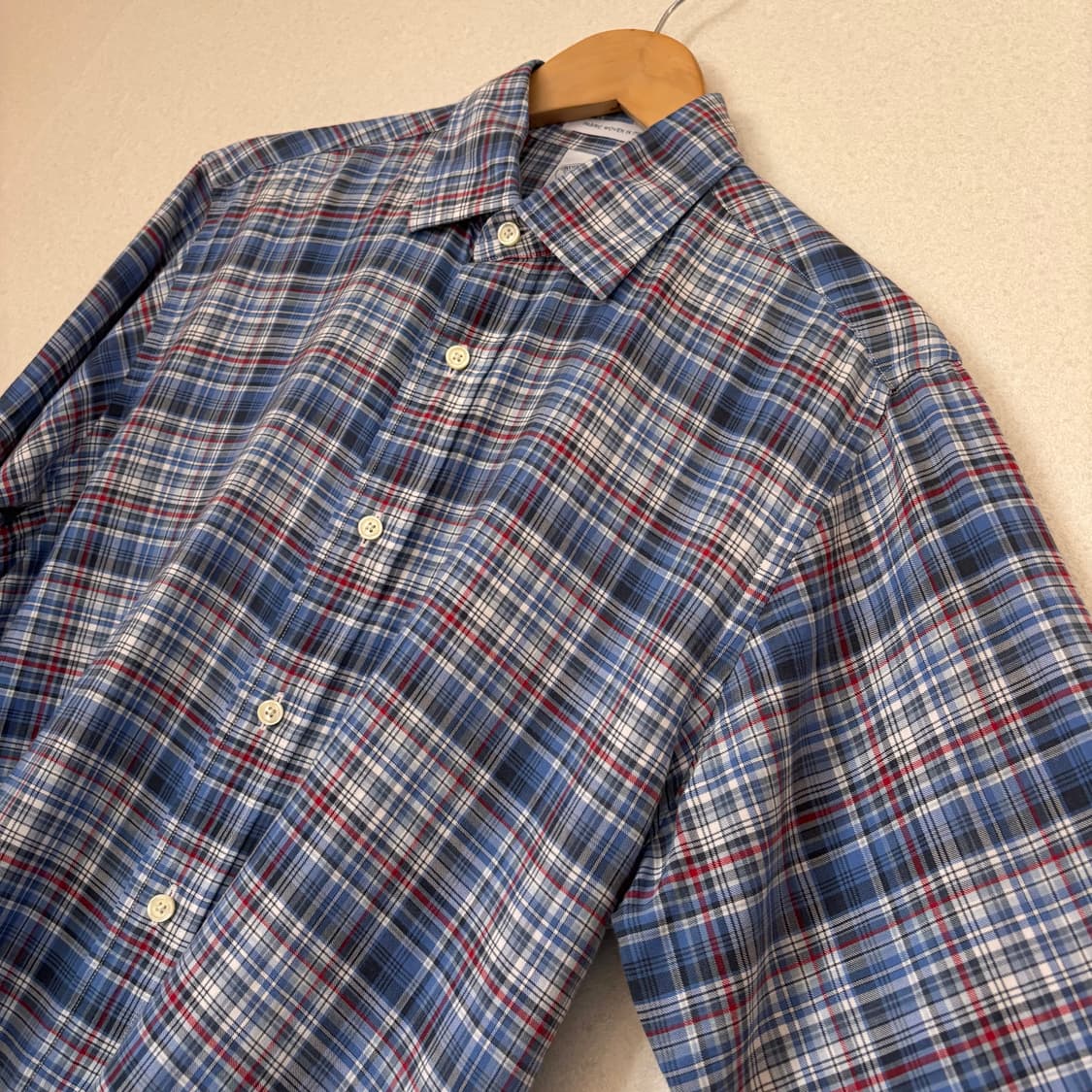 브룩스 브라더스 리젠트 체크 셔츠 M 이태리 수입 원단 상품이미지7
