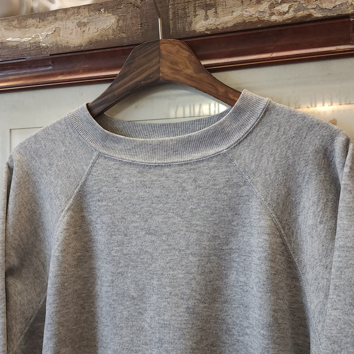 90s 헤인즈 빈티지 스웻셔츠 플레인 스웻셔츠 라이트 그레이 xl 상품이미지3