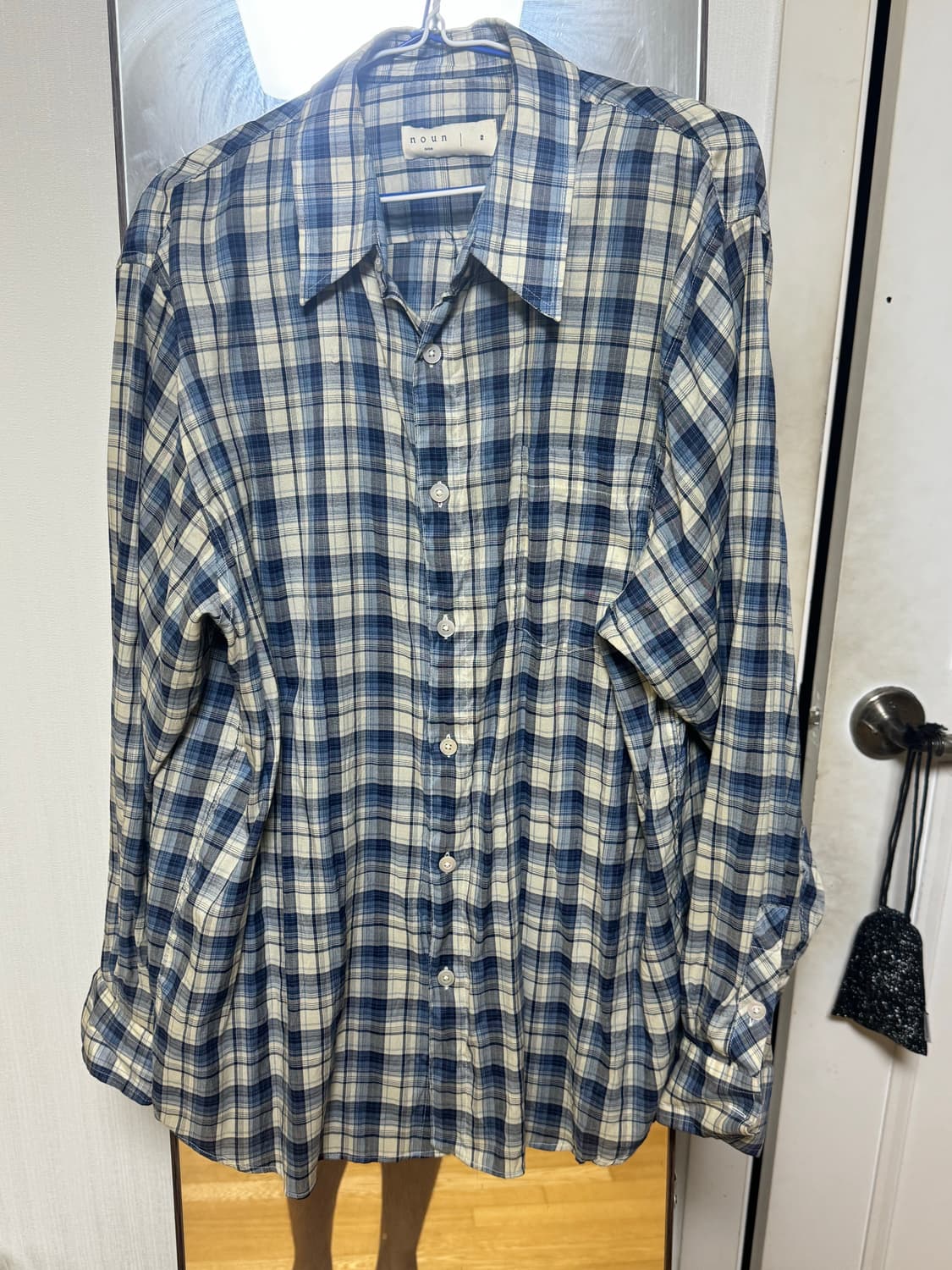 노운 체크 셔츠 상품이미지2