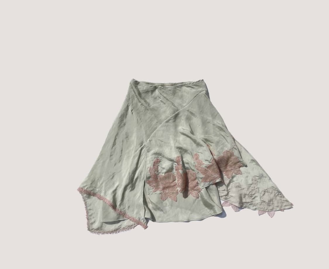 [구함/블랙] 베르소 ASYMMETRIC LACE SKIRT 사이즈m 상품이미지1