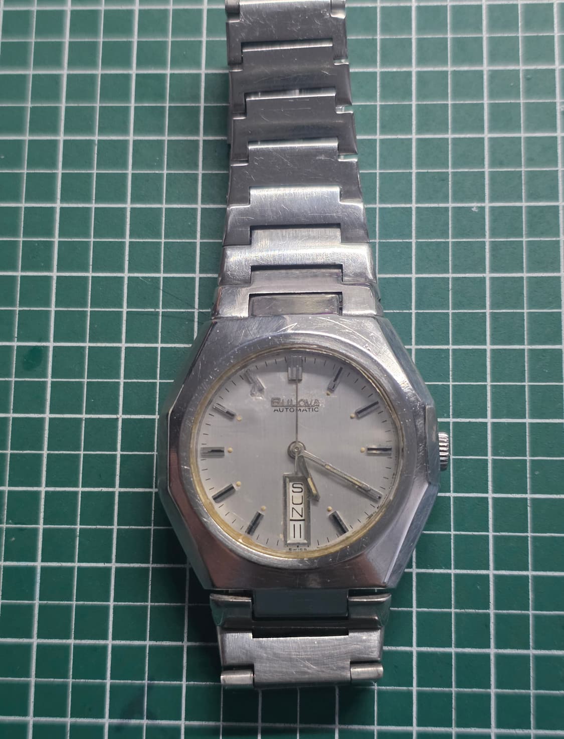 브로바(Bulova) 빈티지 옥타 데이데이트 오토메틱 시계  상품이미지1