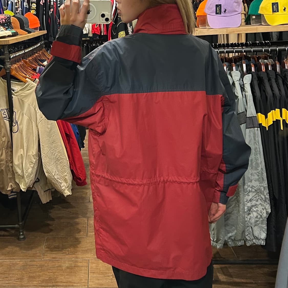 [HI] 라코스테 바람막이 점퍼 레드 상품이미지5