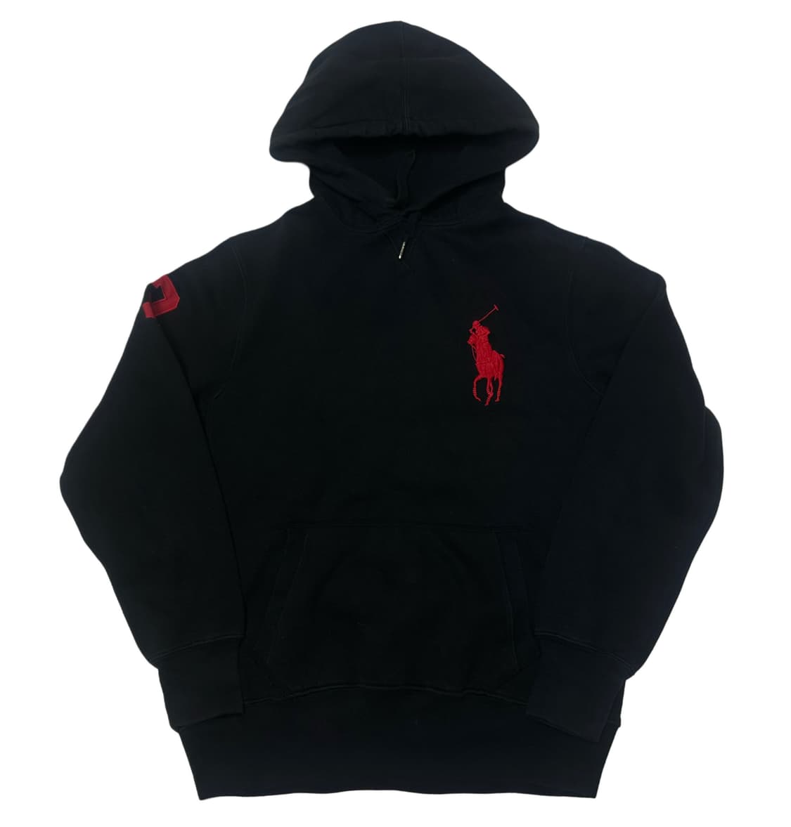 폴로 랄프로렌 빅포니 블랙후드티 M 상품이미지1