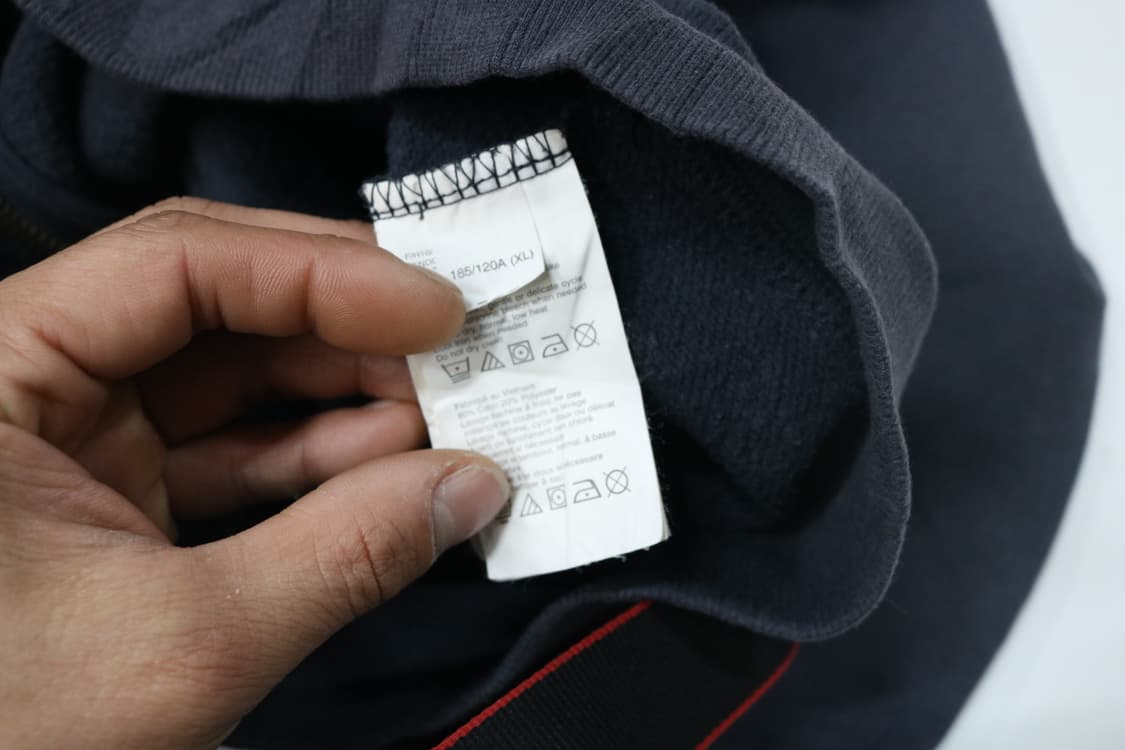 팀버랜드 빈티지 레드 로고 네이비 후드 집업 상품이미지10