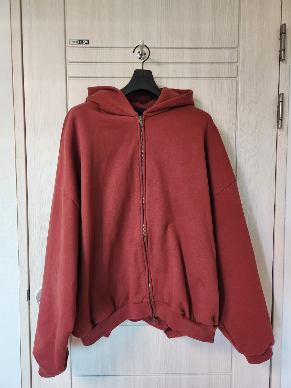 에센셜 피어오브갓 FOG 후드집업 크림슨 풀 집 후드 상품이미지2