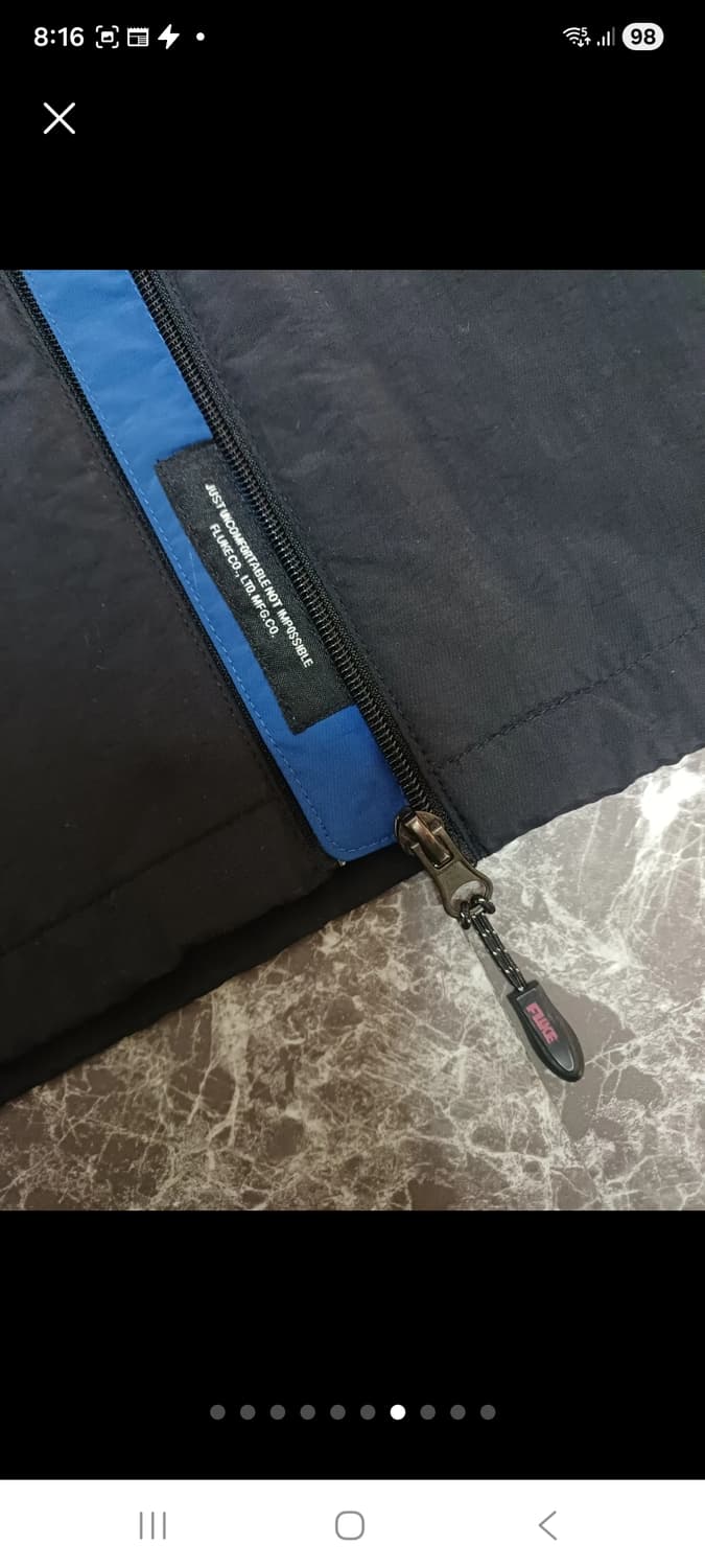 플루크(FLUKE) 배색 후드 바람막이 자켓 L  상품이미지7