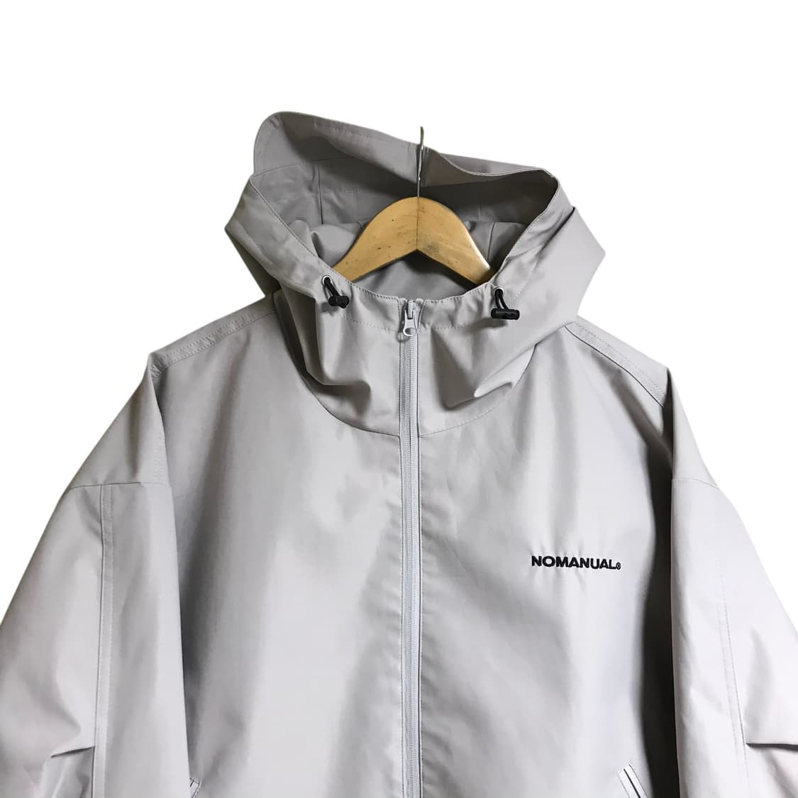 노메뉴얼 시그니처로고 윈드브레이커 바막자켓 상태굿 상품이미지2
