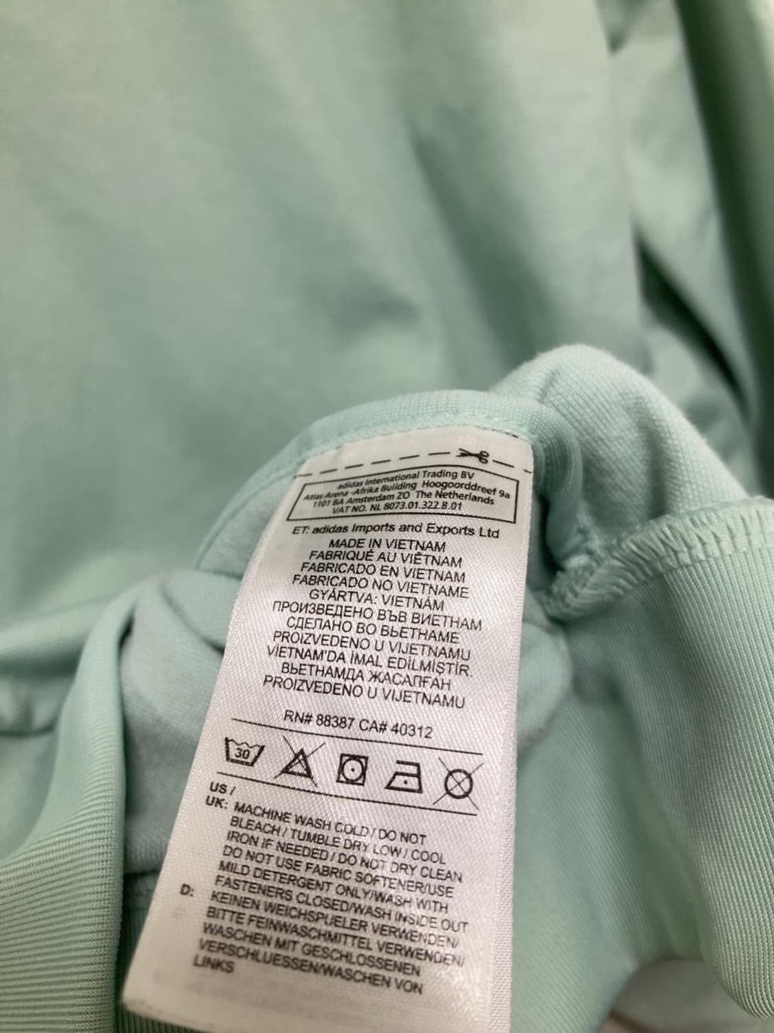 아디다스 신형 민트 베켄바우어 져지 연그린 자켓 투웨이 집업 트랙탑 상품이미지6