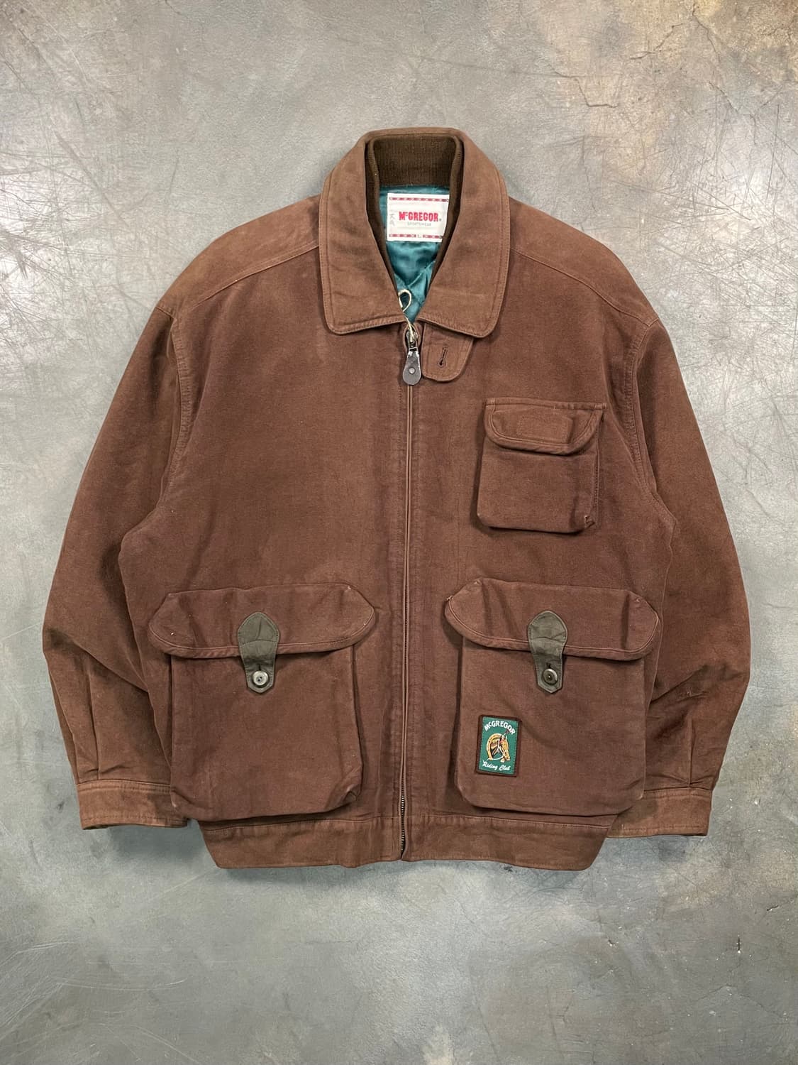 맥그리거 스웨이드 봄버 자켓 상품이미지1