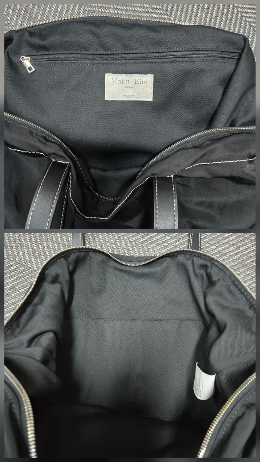 마뗑킴 Matinkim 패브릭 뉴 쇼퍼백 블랙 상품이미지6
