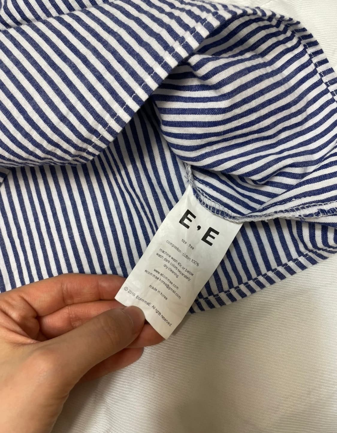 이콤마이 나시 블라우스 상품이미지5