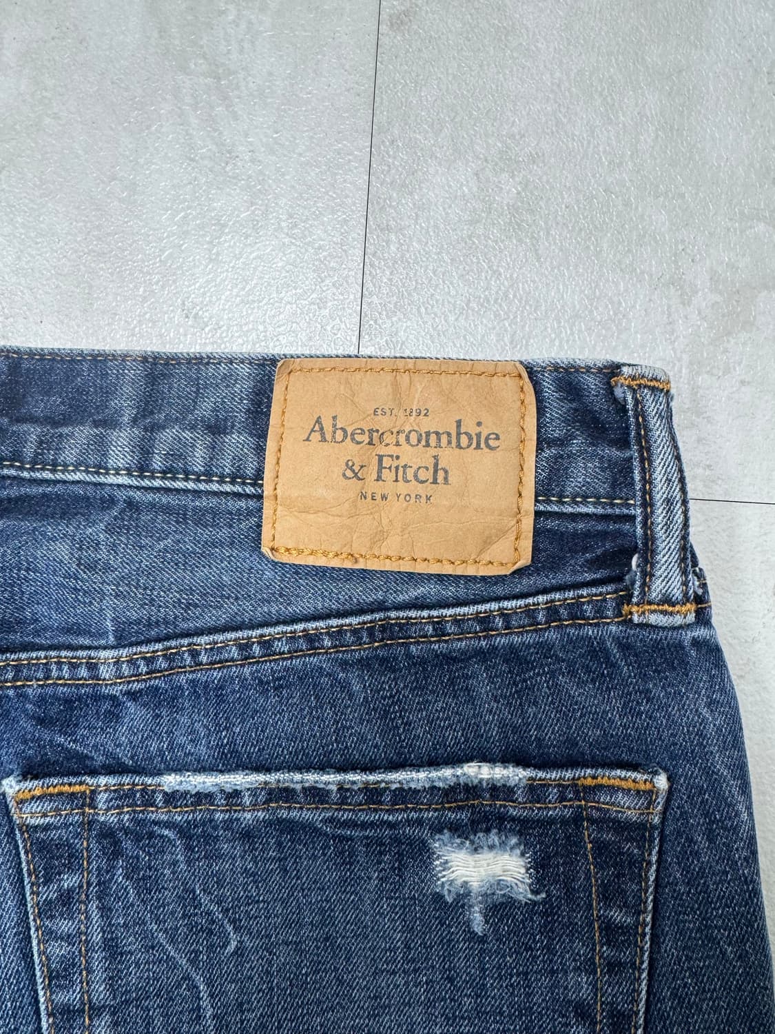 •아베크롬비 크랙워싱 슬림 스트레이트핏 데님 상품이미지7