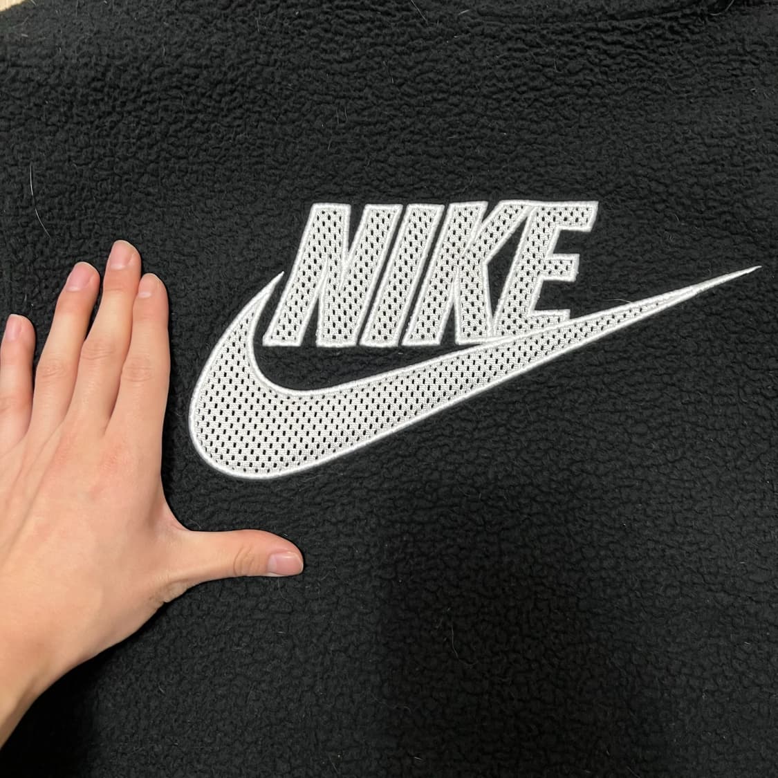 나이키 빅스우시 양털 뽀글이 후리스 후드티 L/100  상품이미지2