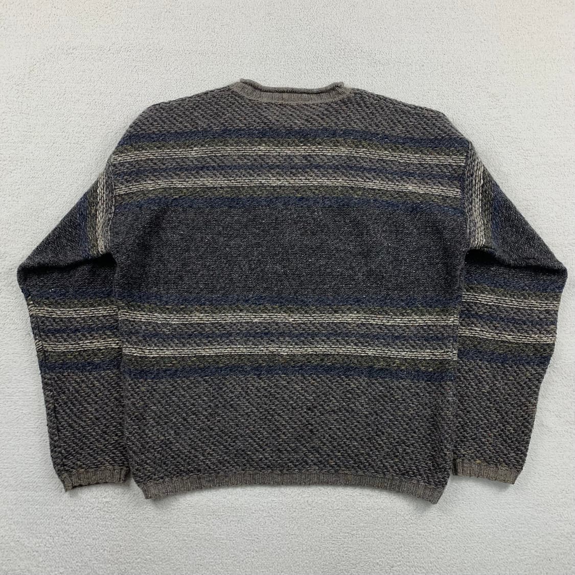 90‘s 빈티지 울리치 코튼울 혼방 믹스패턴 니트 상품이미지2