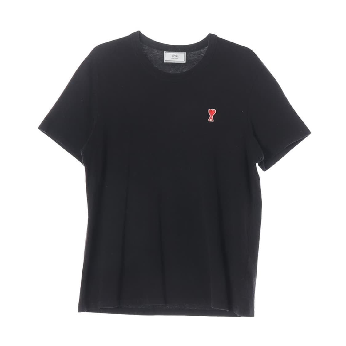 AMI 아미 스몰 하트 로고 오가닉 코튼 반팔 티셔츠 상품이미지1