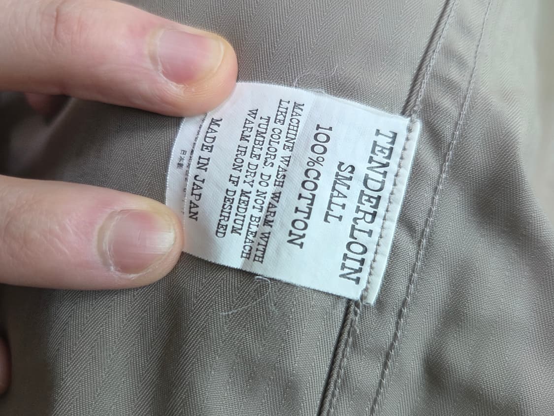 텐더로인 워크셔츠 s사이즈 상품이미지4