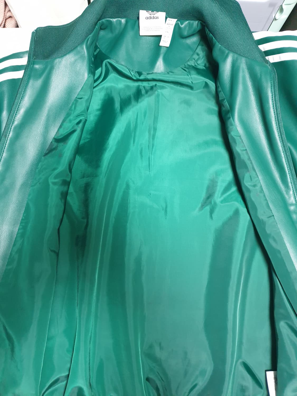 아디다스 포우레더 그린 트랙탑자켓 M 상품이미지4