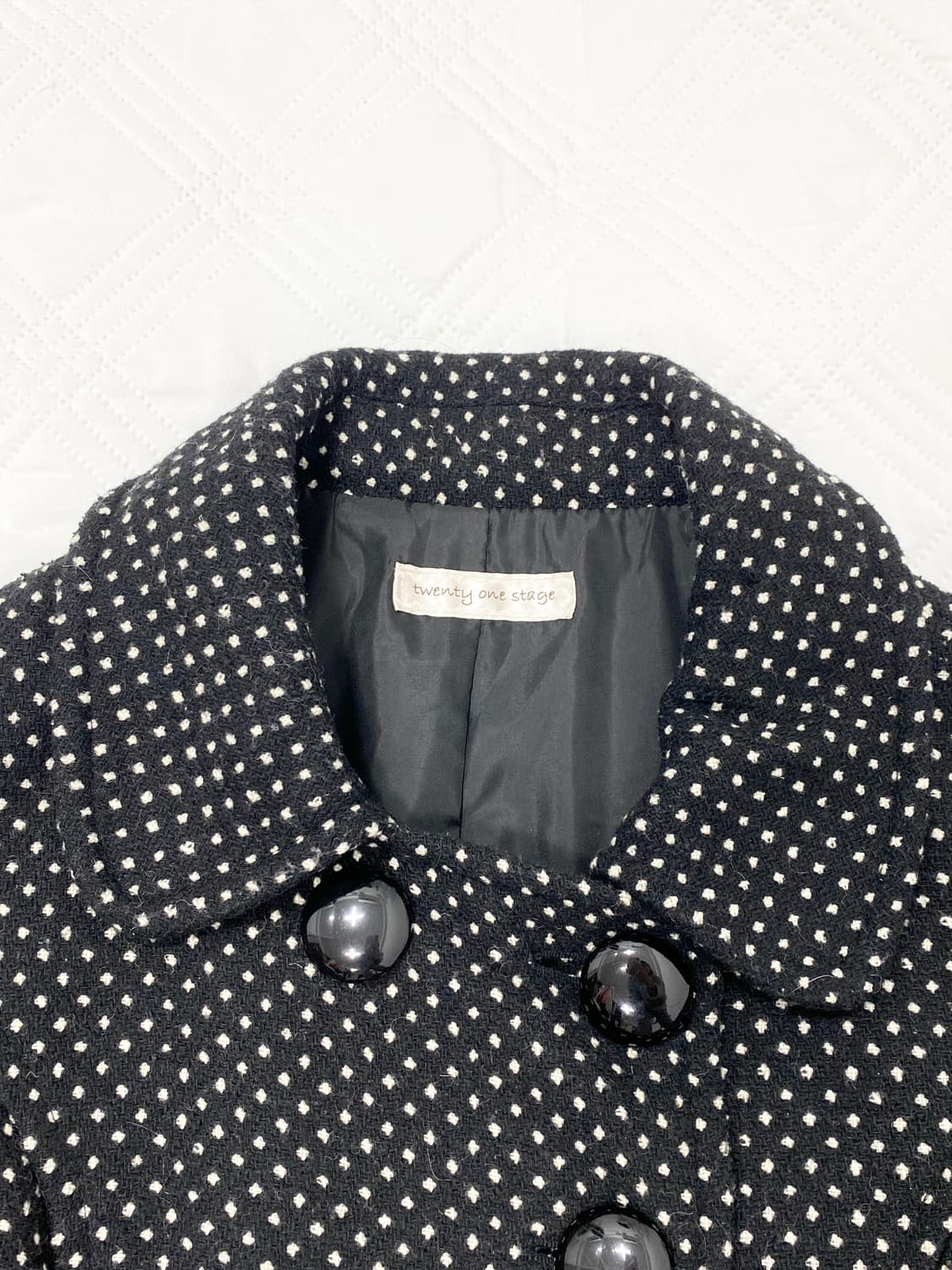 ꒰ঌ 블랙 캣 도쿄걸 도트 코트 ໒꒱ 상품이미지7