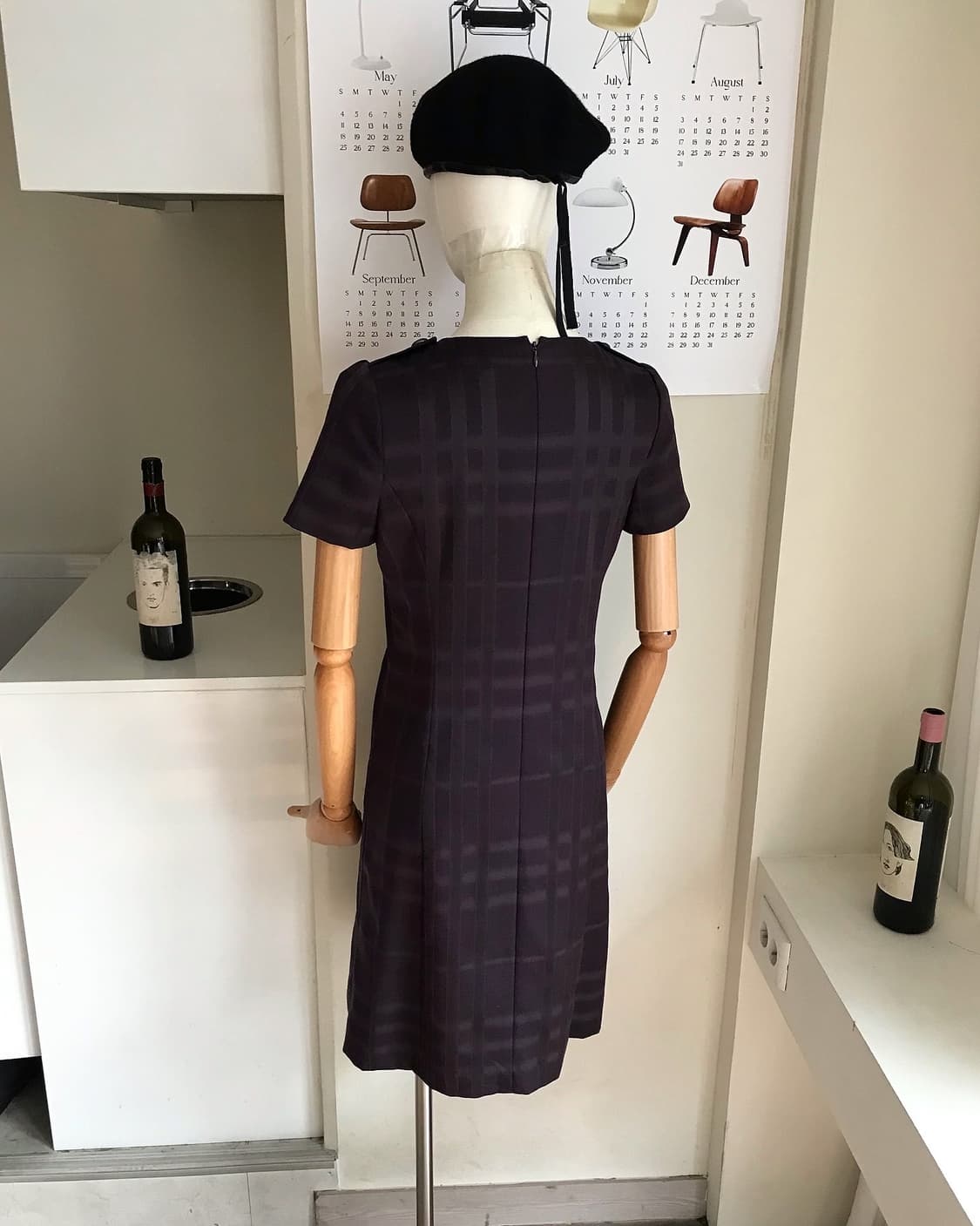 버버리 미니멀 체크 원피스 상품이미지10