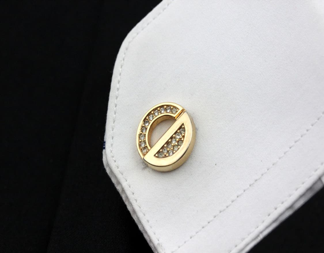 디올 A등급 CD로고 큐빅 남자 명품 커프스 빈티지 상품이미지7