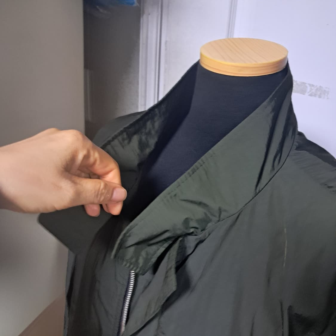 Panicale 빠니깔레 카키 트렌치 코트 야상 M(상태상급) 상품이미지8