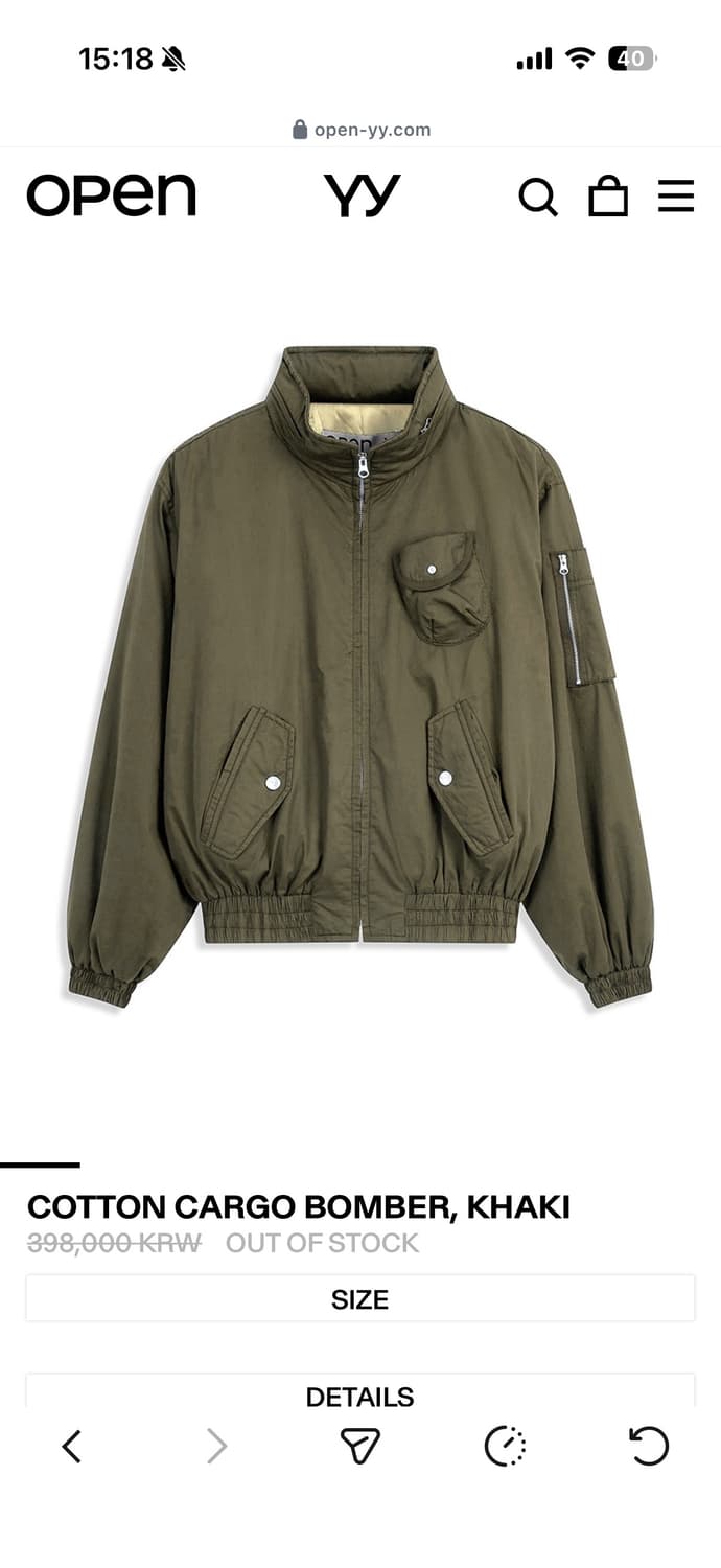 오픈와이와이 봄버 L 상품이미지1