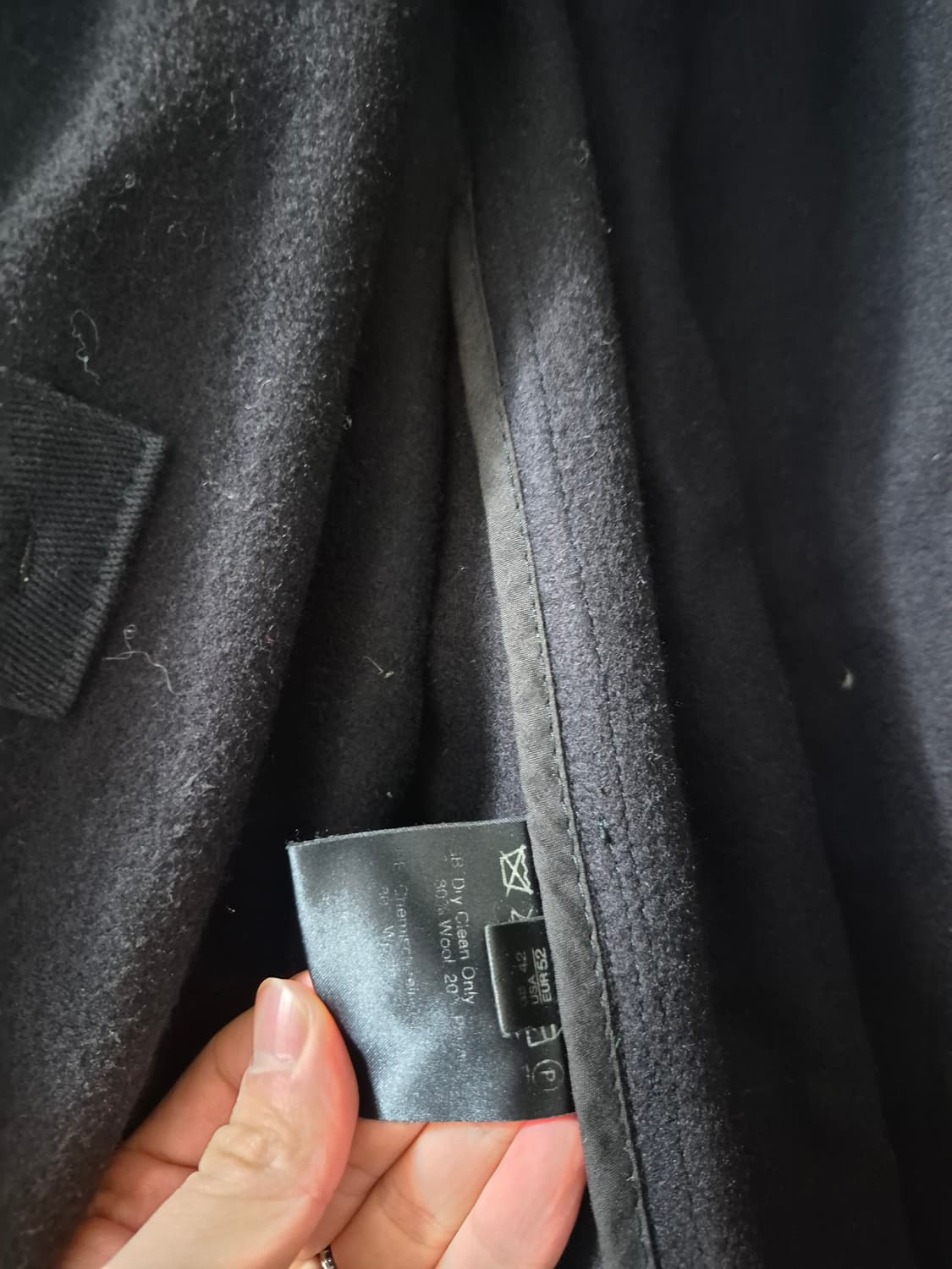 (42) 글로버올 후디드 더플코트 블랙 상품이미지8