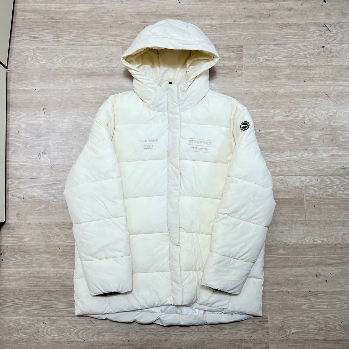 험머 퀼팅 후드 패딩 점퍼 [베이디] XL/105 상품이미지1