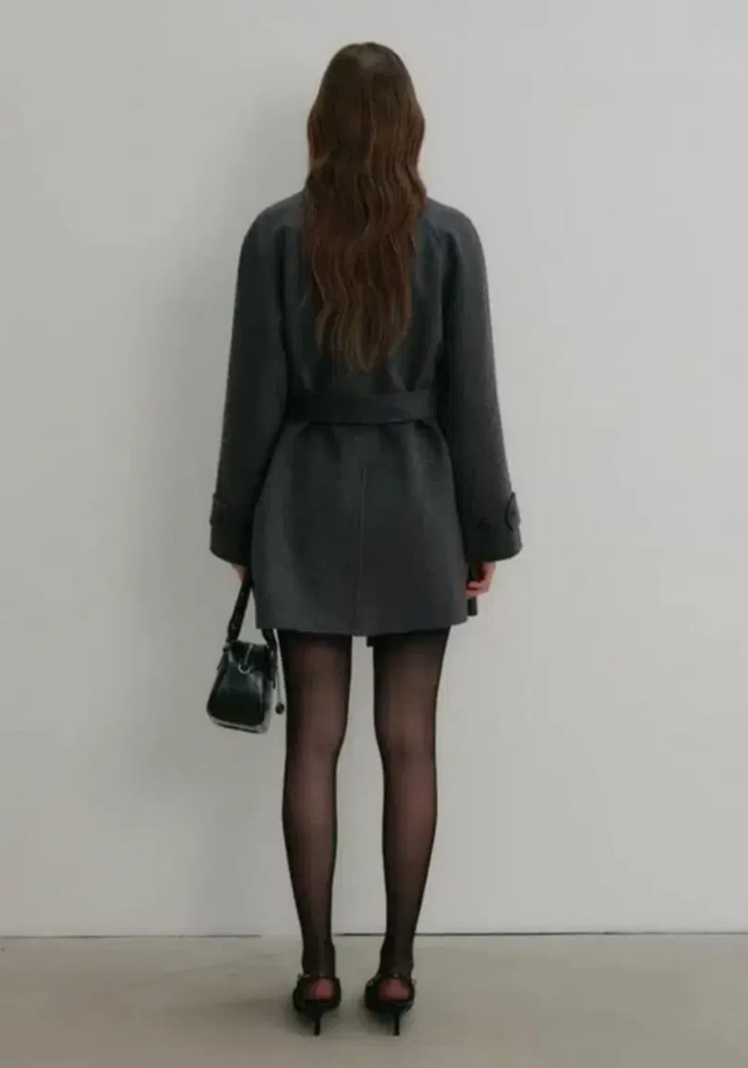 룩캐스트 리앤 울 핸드메이드 하프 코트25FW  상품이미지2