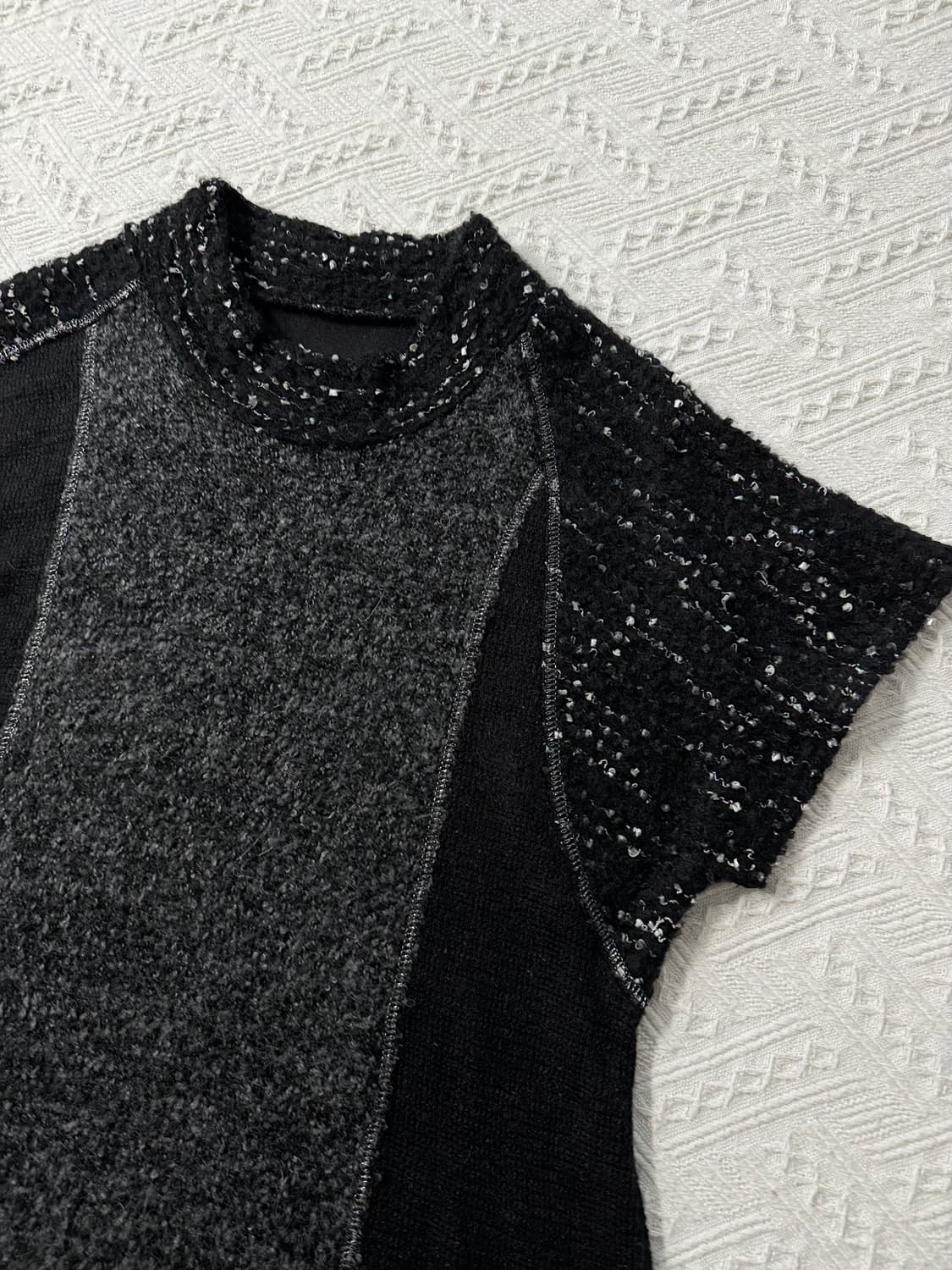 포켓 니트 플러피 스커트 2pcs SET 상품이미지6