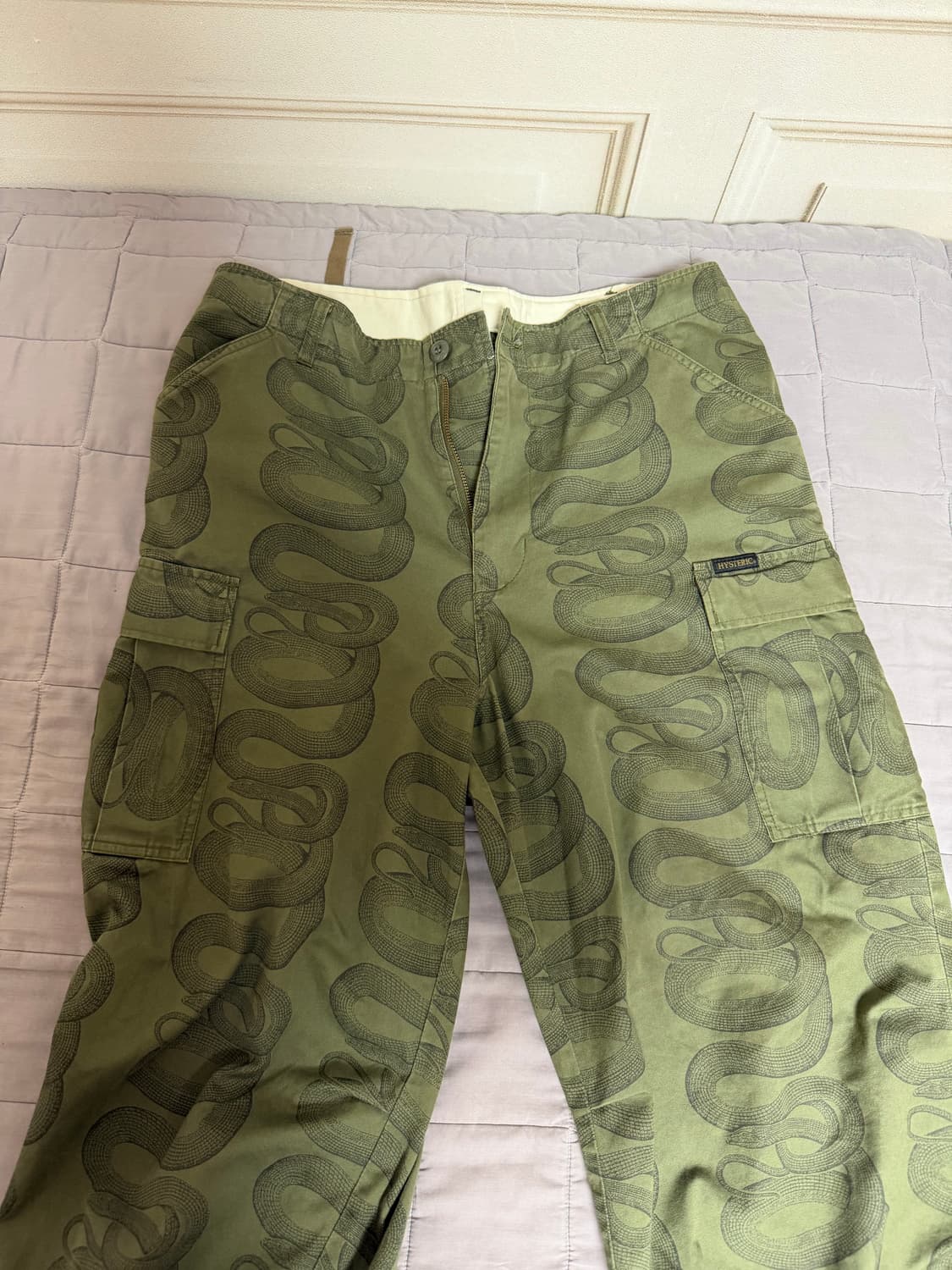 히스테릭글래머 스네이크 카고 팬츠 상품이미지2