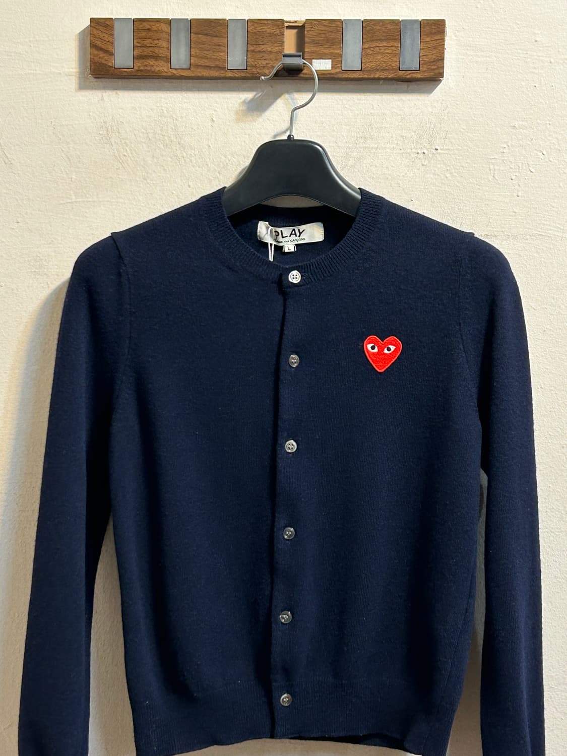 꼼데가르송 플레이 하트 울 가디건 상품이미지2