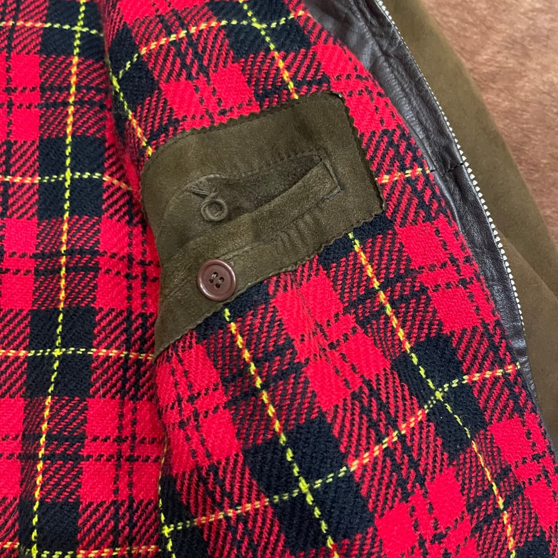 90's vintage leather jacket 상품이미지7