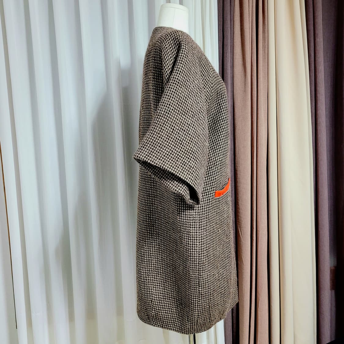 끌로에 보카시 부클 오버핏 코트 (울85,알파카15) (프리/표기38) 상품이미지2