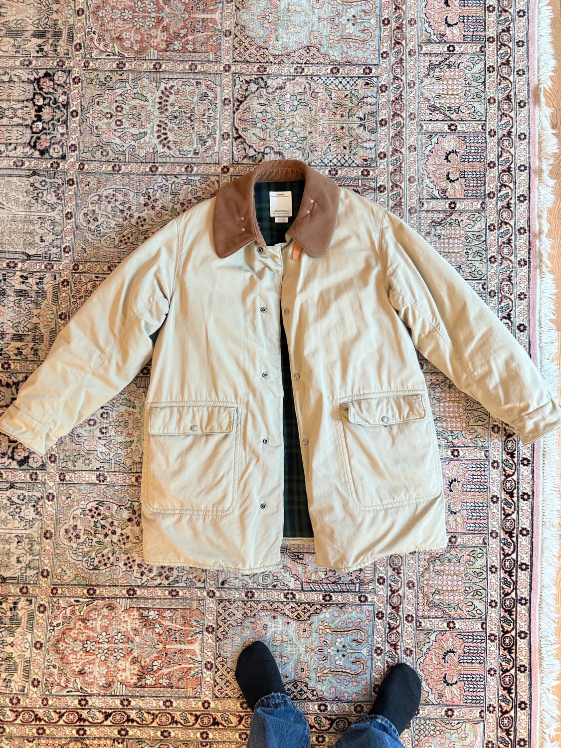 비즈빔 블랙카이트코트 상품이미지1