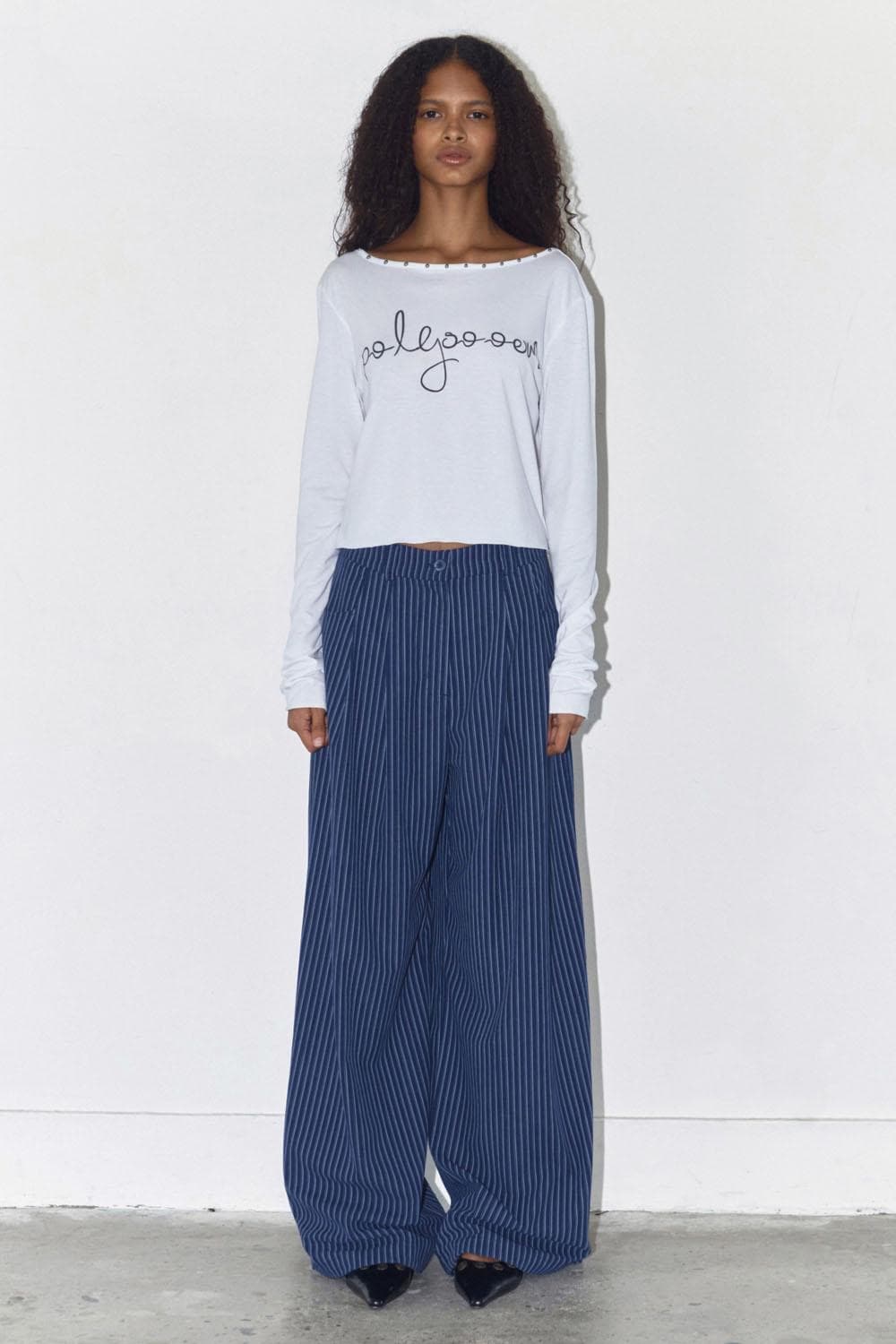 폴리수엠 스트라이프 팬츠 상품이미지3