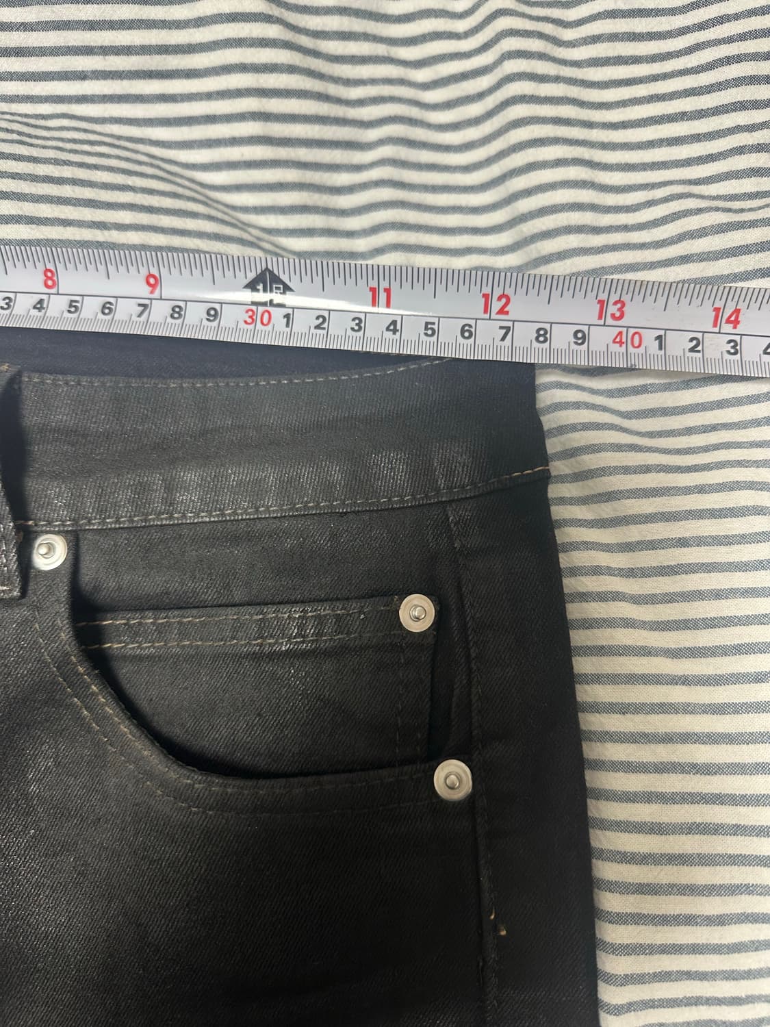 릭오웬스 맛 부츠컷 코팅 팬츠 상품이미지6