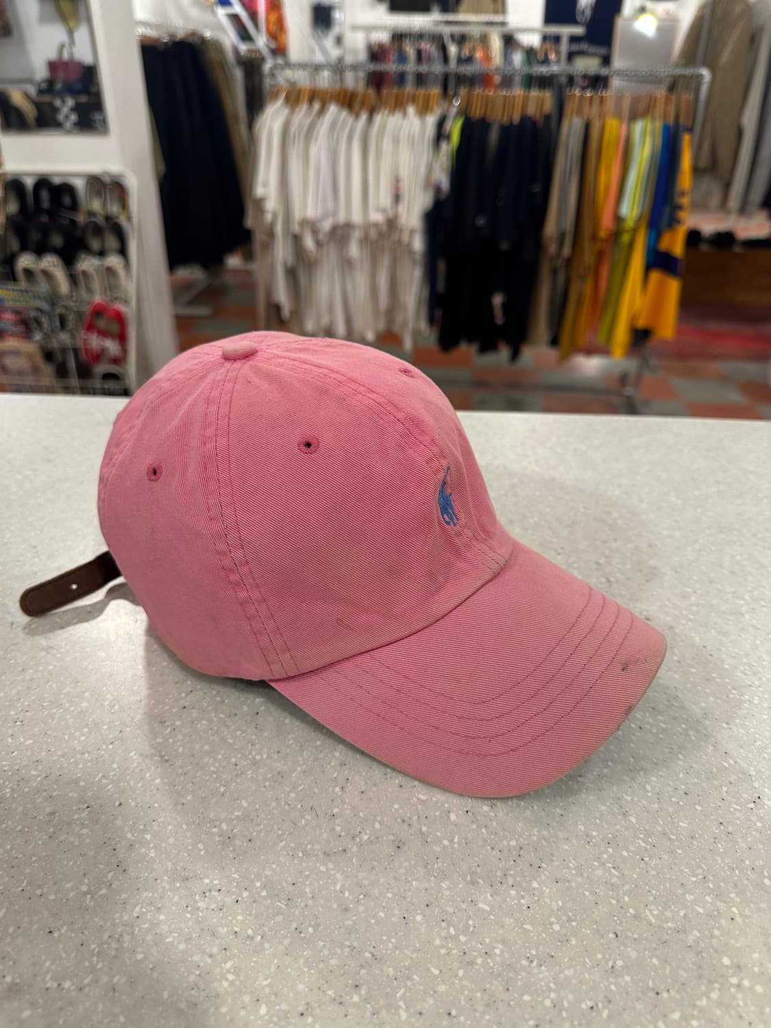 폴로 핑크캡 상품이미지1