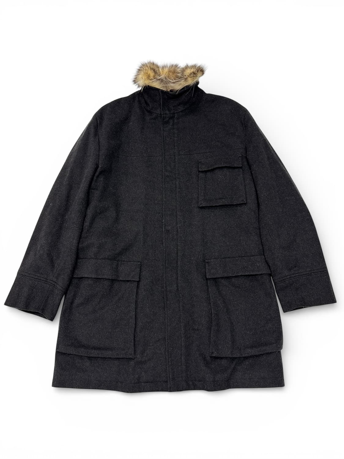 Jil Sander Early 00s Fur Military Jacket 상품이미지2