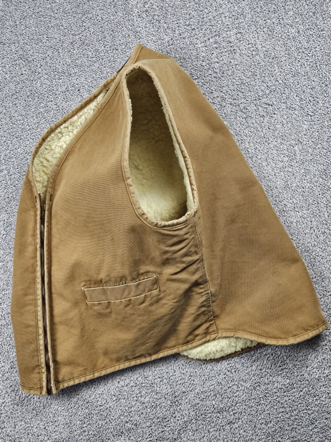 70's USA 칼하트 덕캔버스 쉐르파 베스트 ( XL ) / 10354 상품이미지2